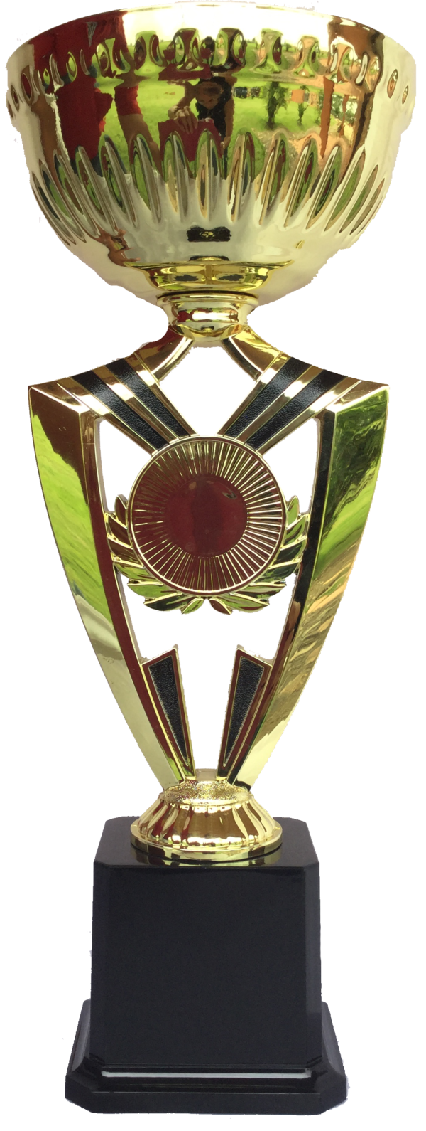 13.5” Ribbon Series Gold Cup Trophy - Image 2